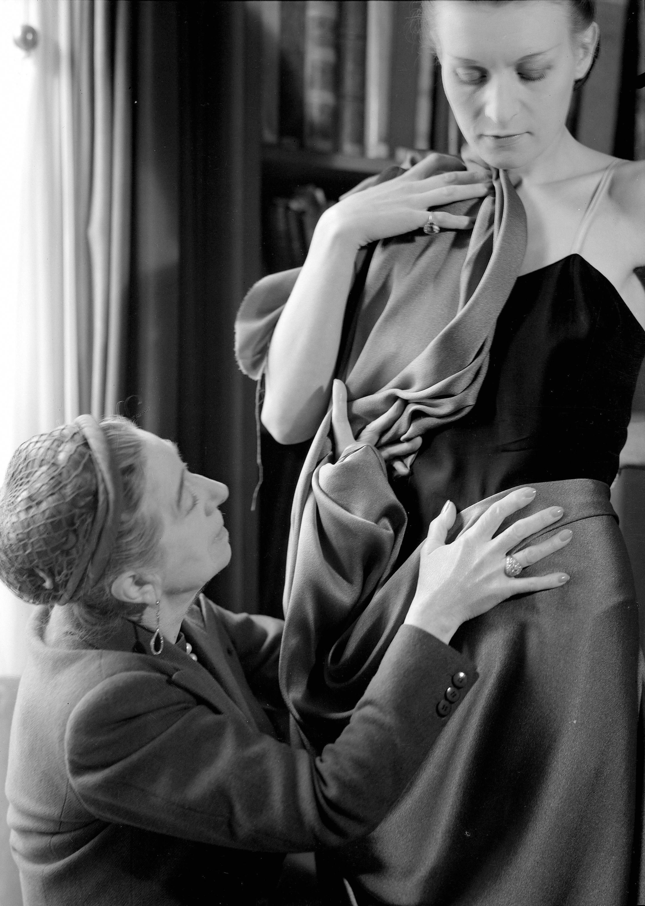 jeanne lanvin at work in the 1930s