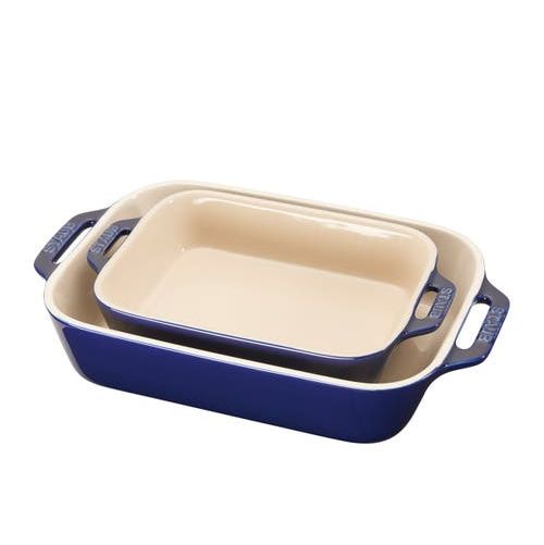 Ceramic 2-Piece Rectangular Baking Dish Set