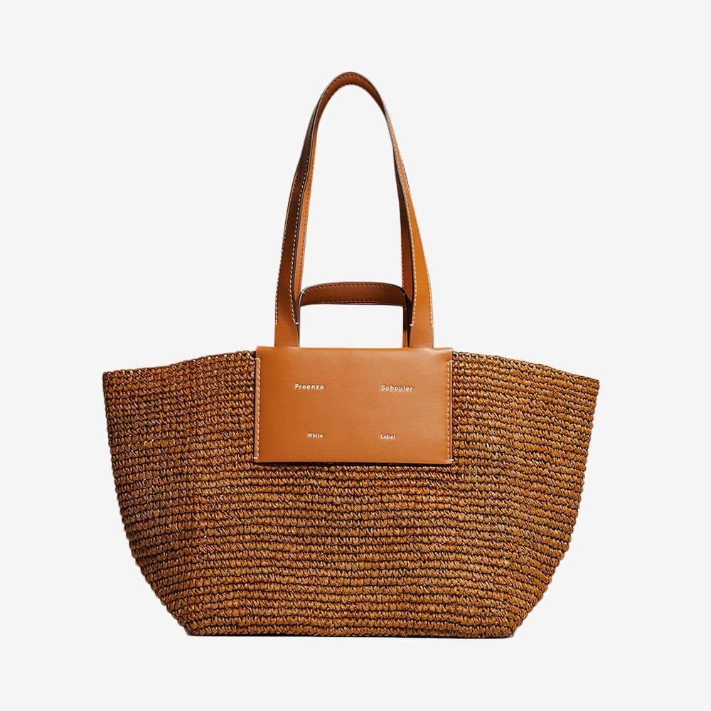 Morris Large Raffia Tote Bag