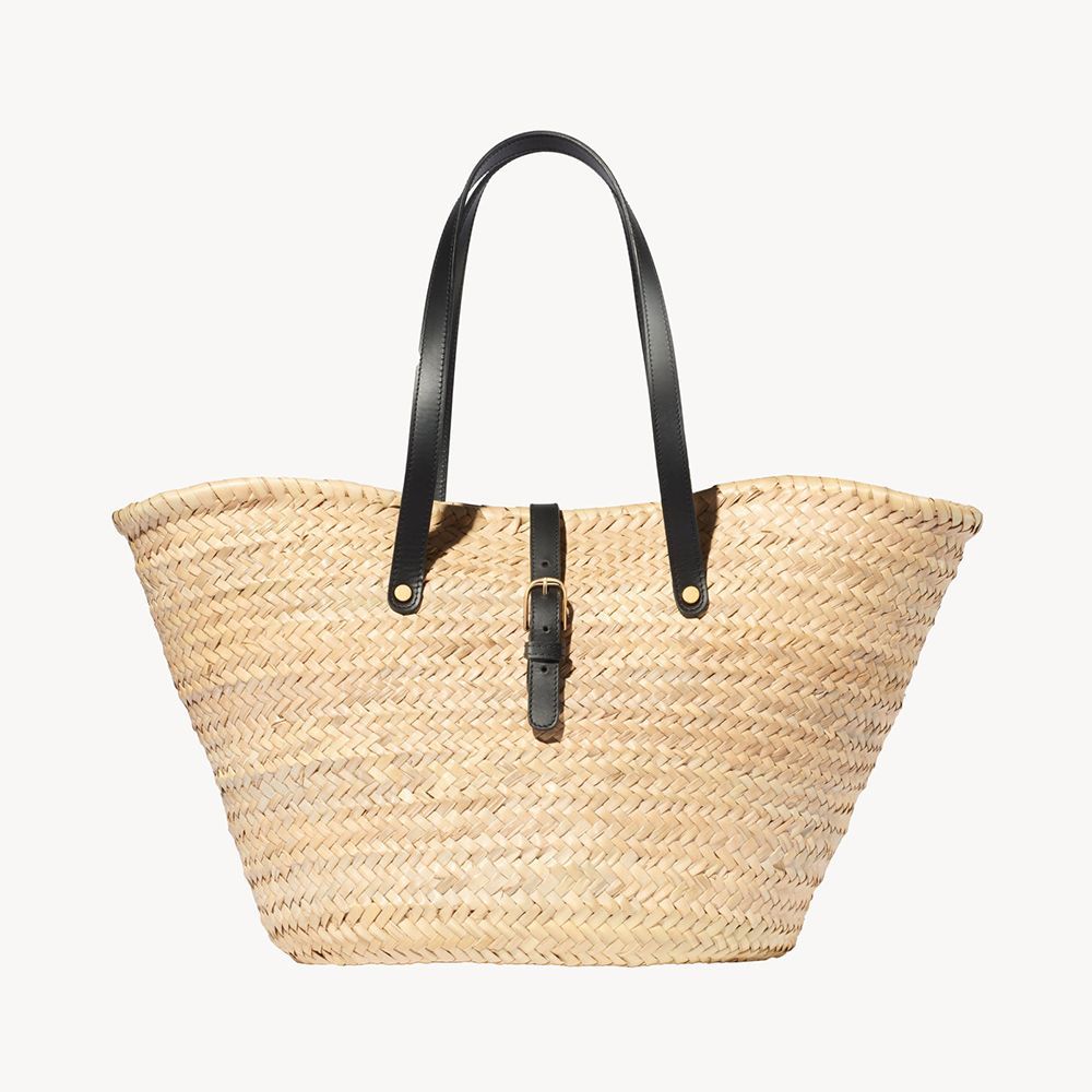 Lucille Straw Beach Tote