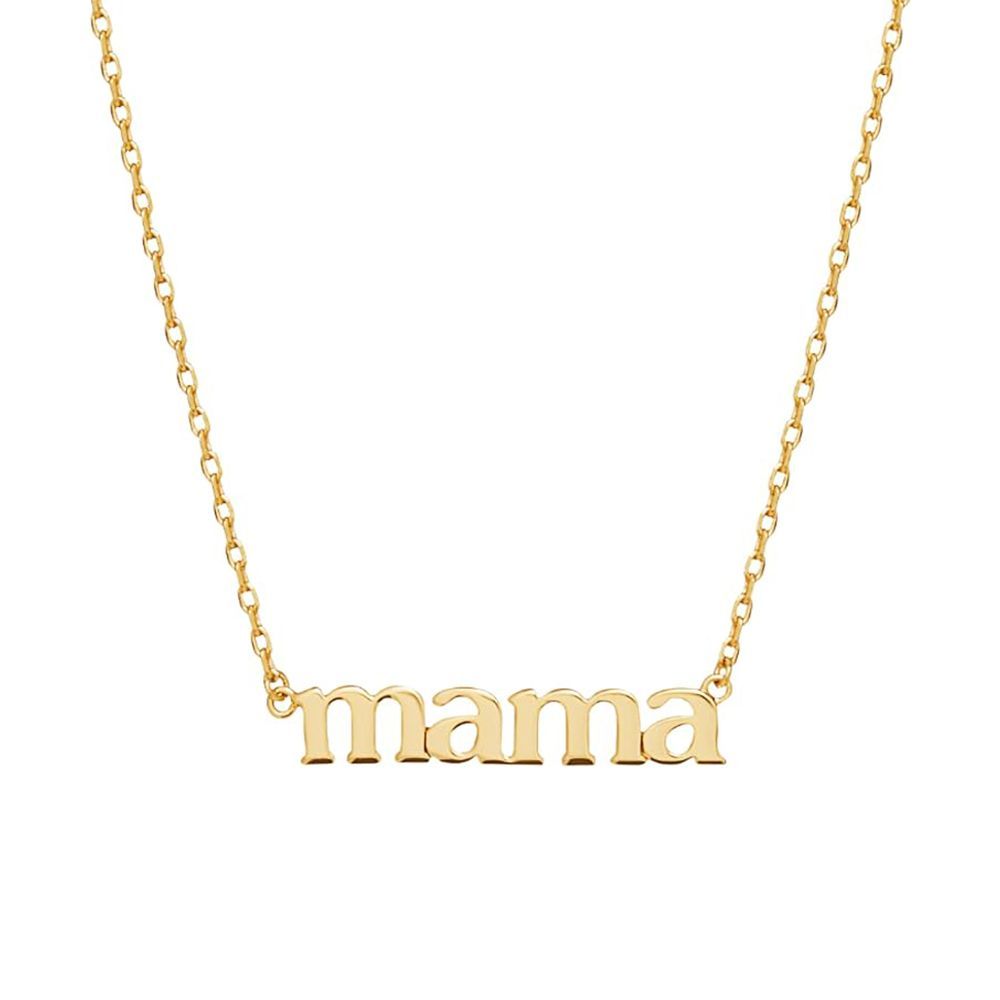 14K Gold Mama Necklace