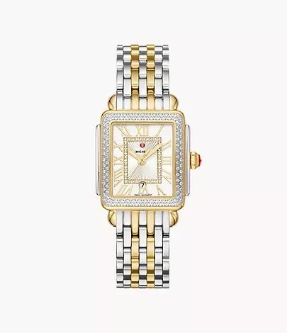 Deco Madison Mid Two-Tone Diamond Watch