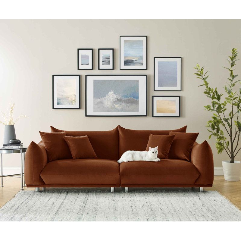 Arnya 88.9" Minimore Modern Style Sofa