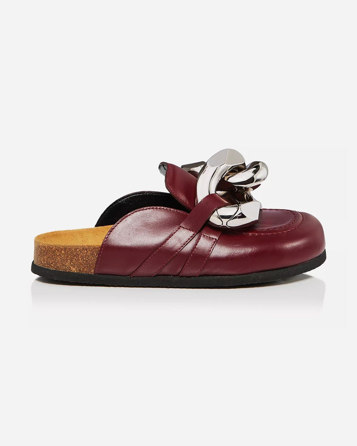 Slip On Chain Loafer Slide Flats