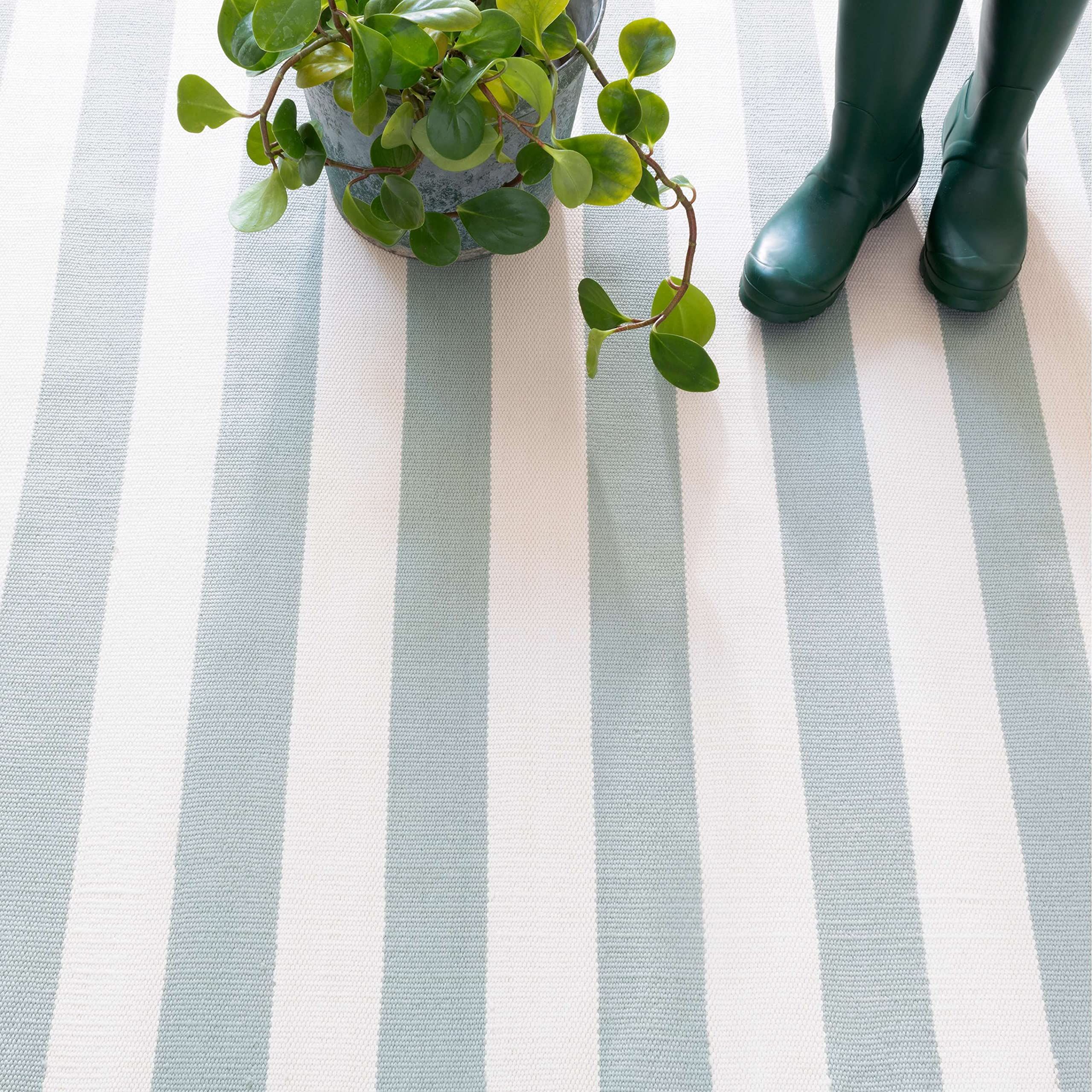 Catamaran Stripe Handwoven Indoor/Outdoor Rug Runner