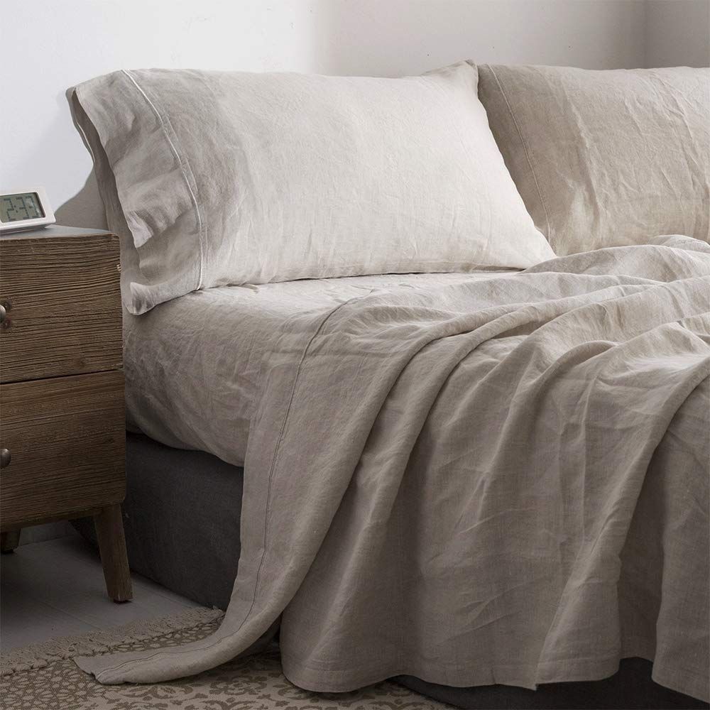 Washed Linen Sheet Set