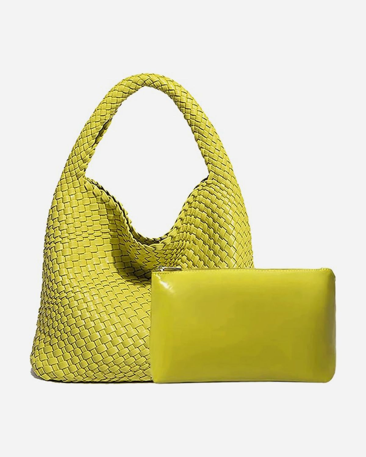 Vegan Leather Hand Woven Tote