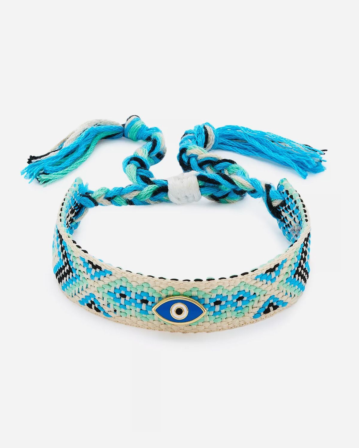 Evil Eye Friendship Style Slider Bracelet in 14K Gold Plated - 100% Exclusive