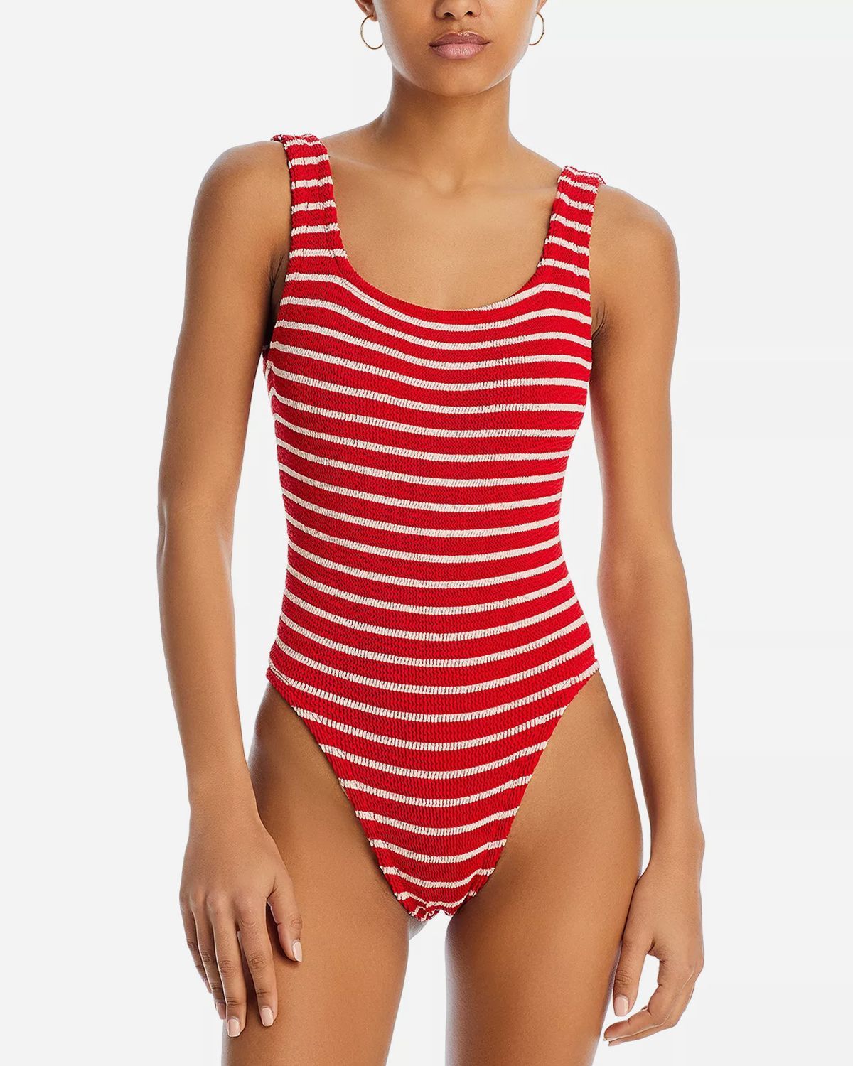 Square Neck One Piece Swimsuit