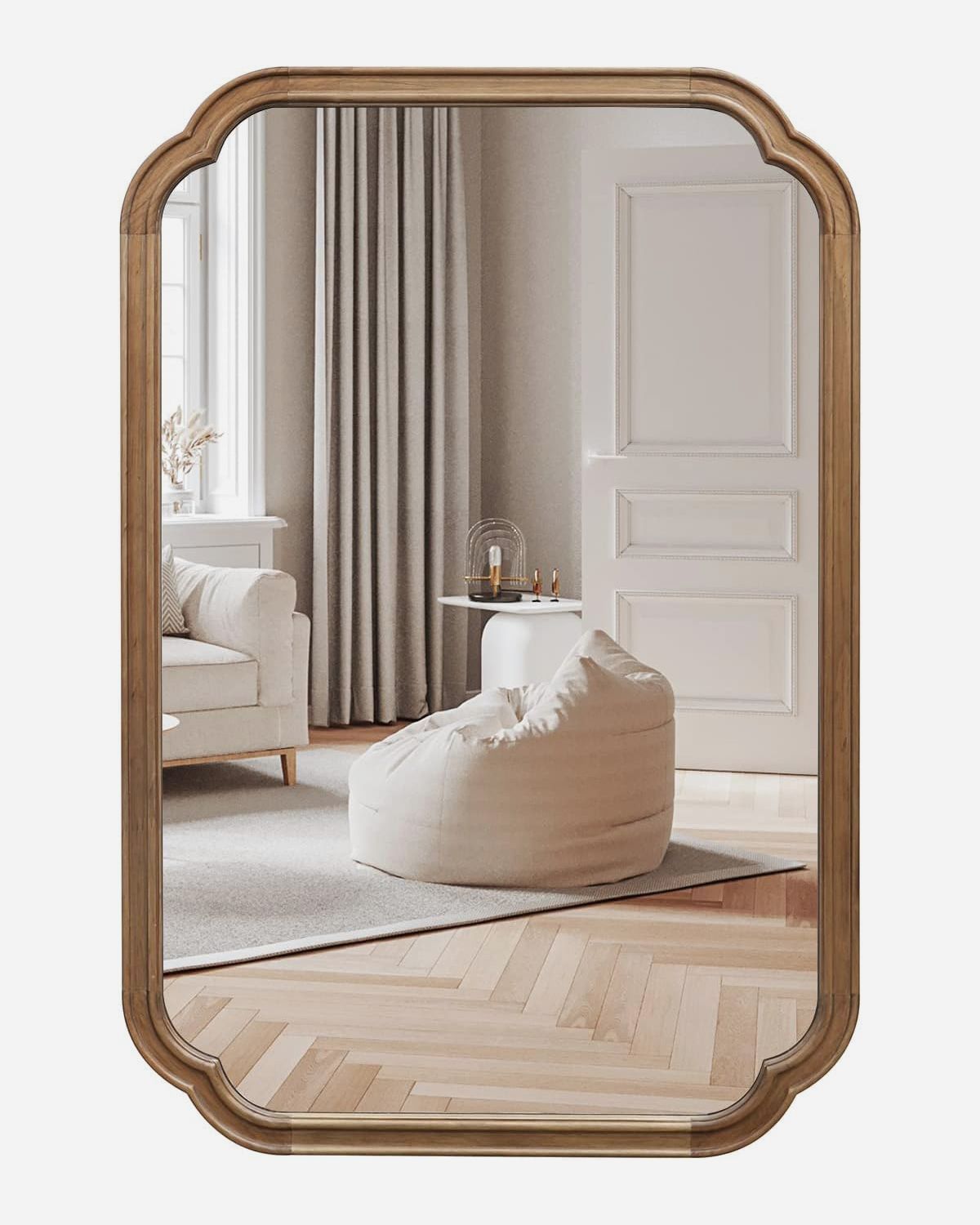 Wood Wall Mirror 