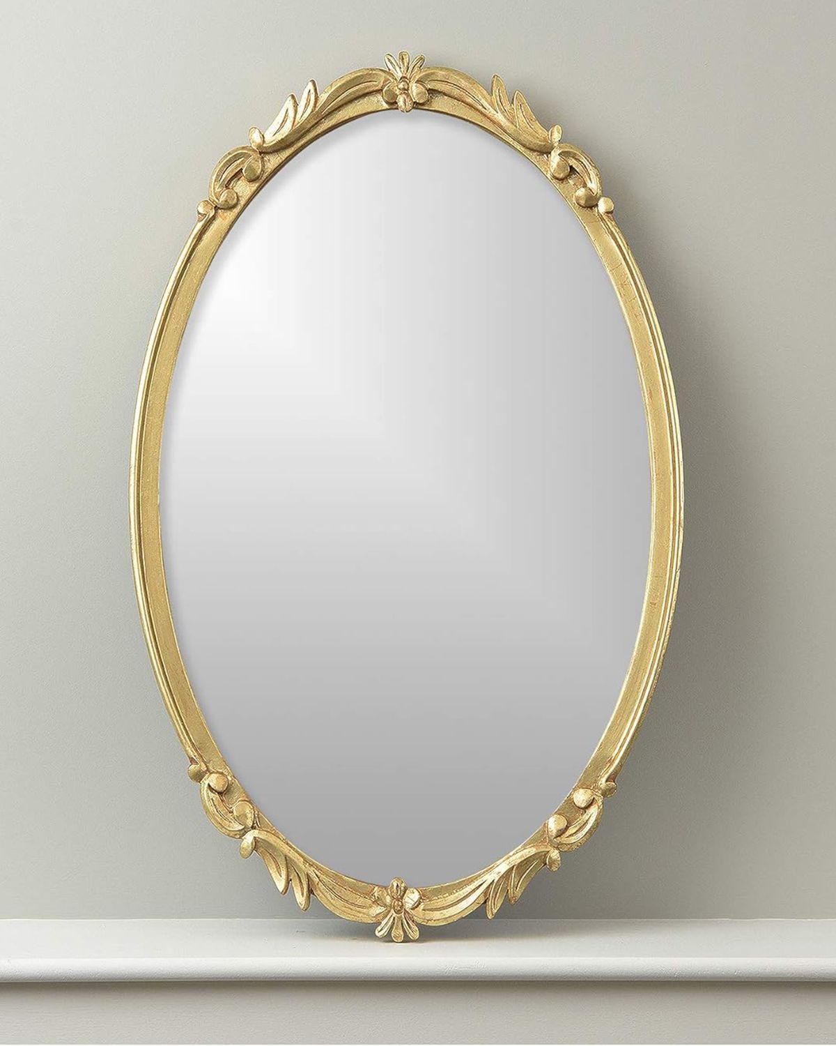 Oval Carved Mirror 