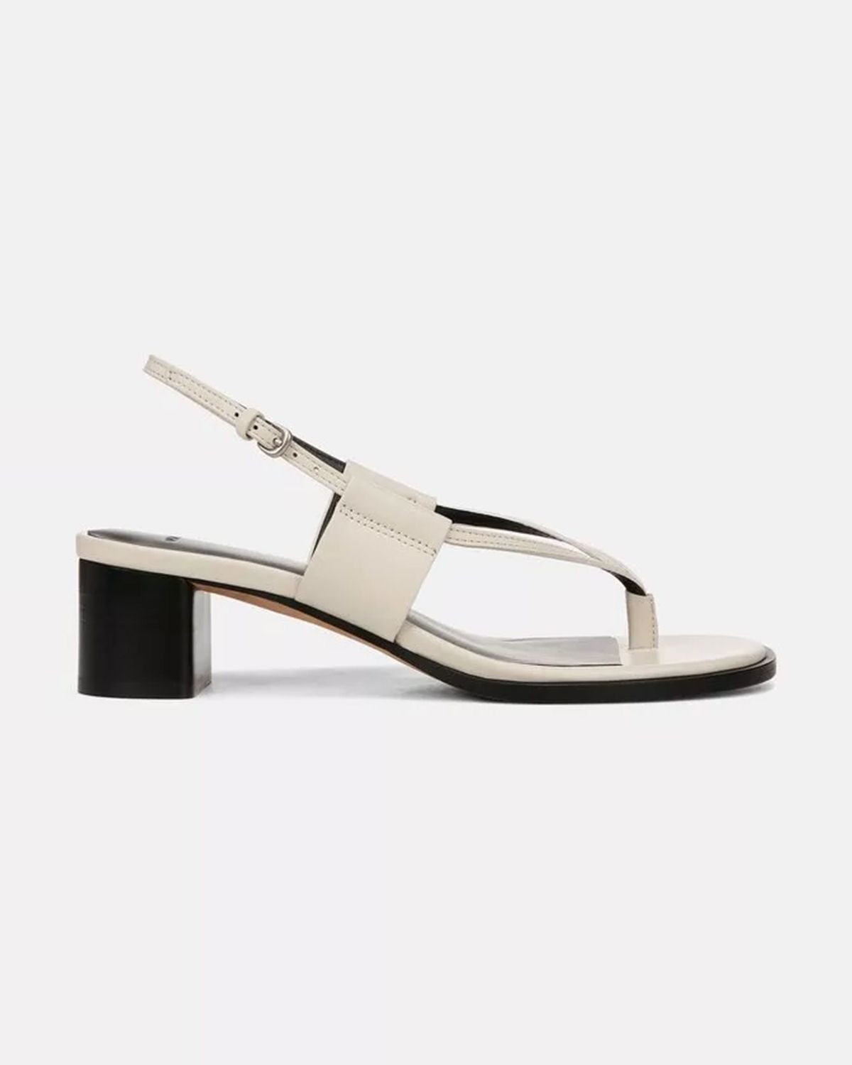 Alina Leather Heeled Thong Sandal