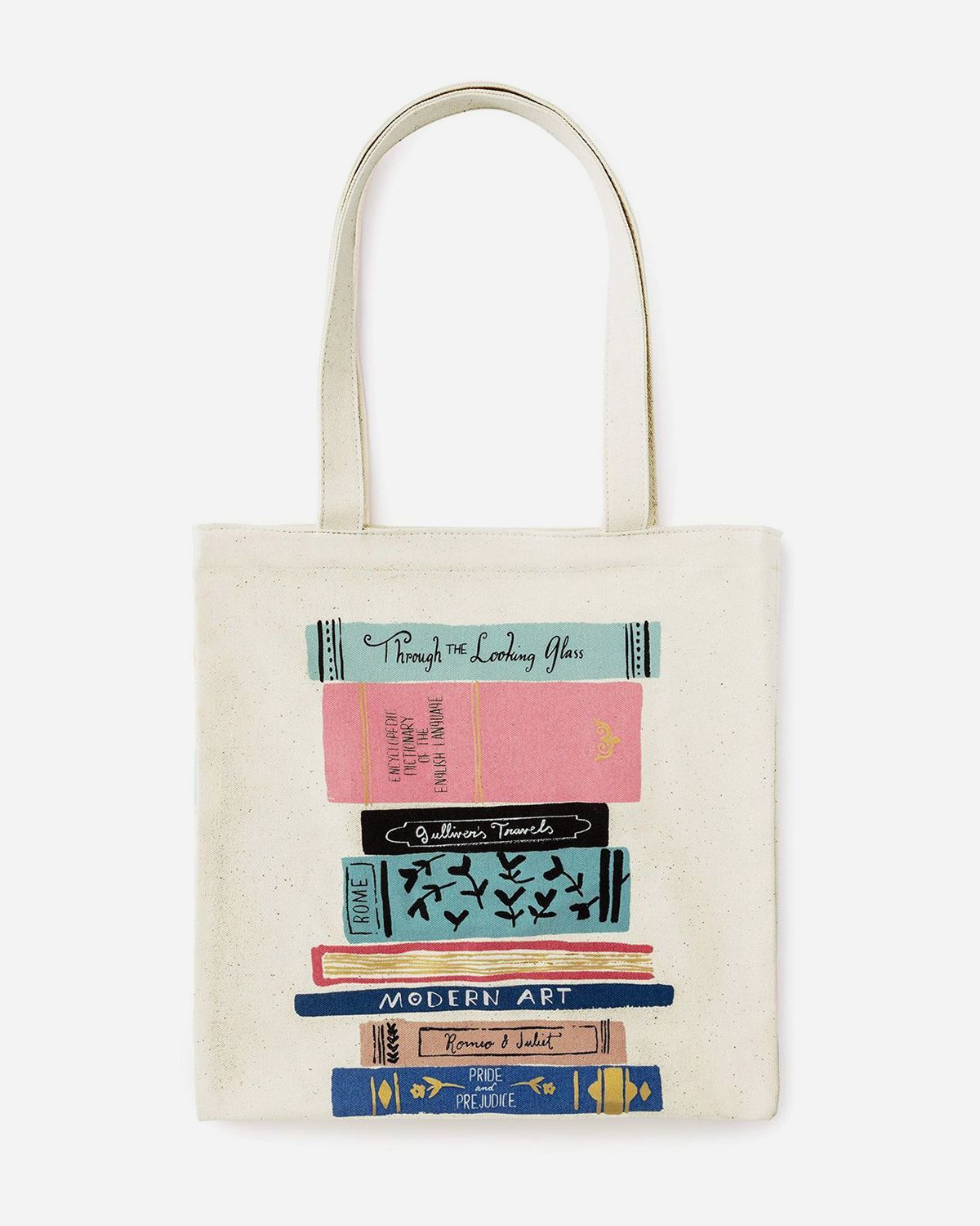 Book Tote with Pocket 