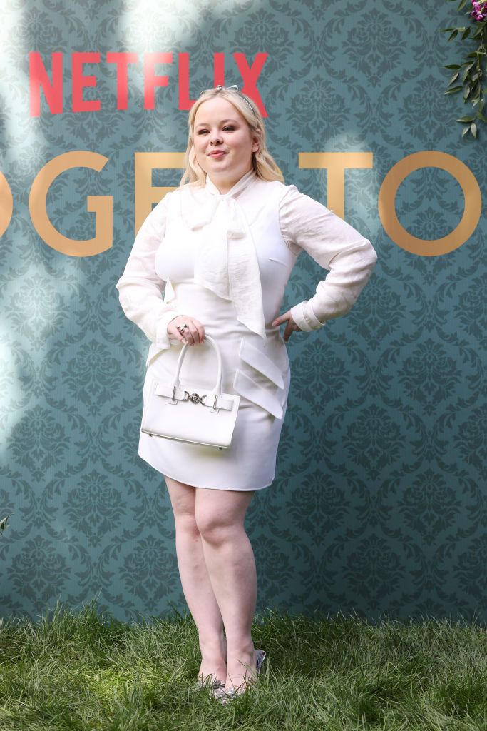 milan, italy may 09 nicola coughlan attends the season 3 photocall for bridgerton at bulgari hotel on may 09, 2024 in milan, italy photo by stefania dalessandrowireimage