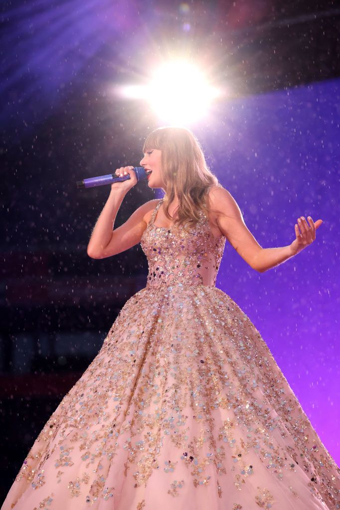 lyon, france june 02 editorial use only no book covers taylor swift performs at groupama stadium on june 02, 2024 in lyon, france photo by john shearertas24getty images for tas rights management 