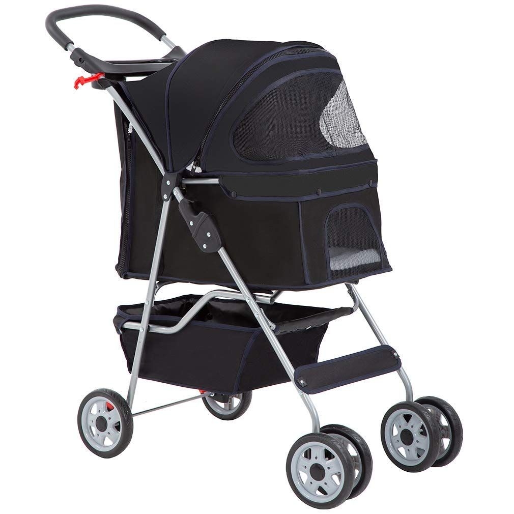 Pet Stroller, Folding Travel Carrier