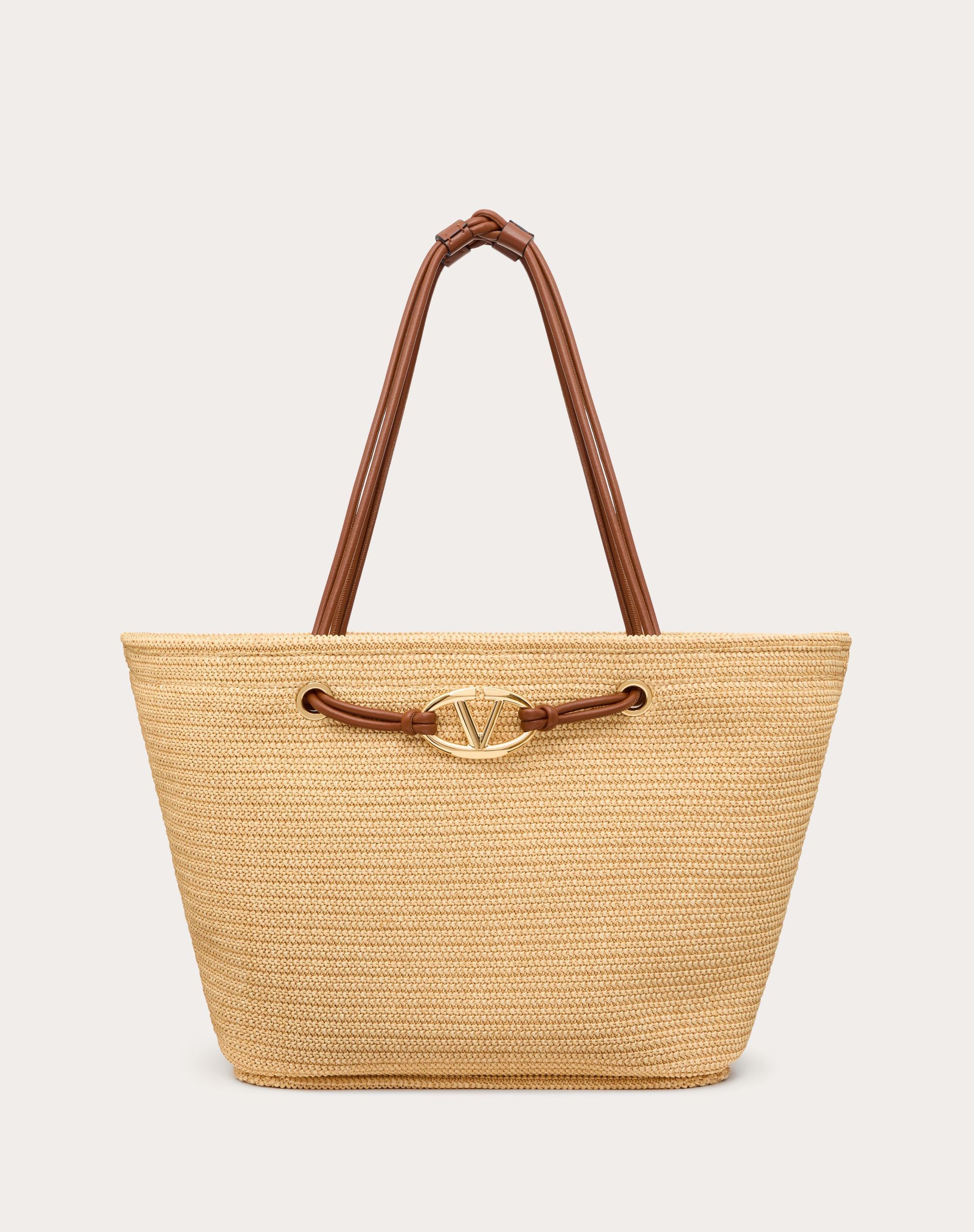 Escape large raffia shopping bag