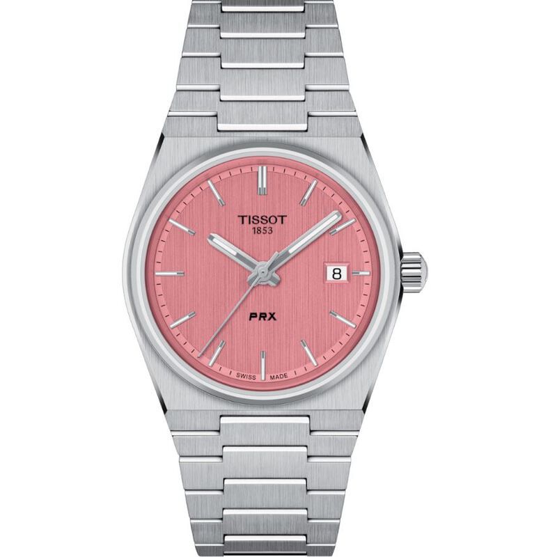 PRX, 35mm Pink Dial in Stainless Steel