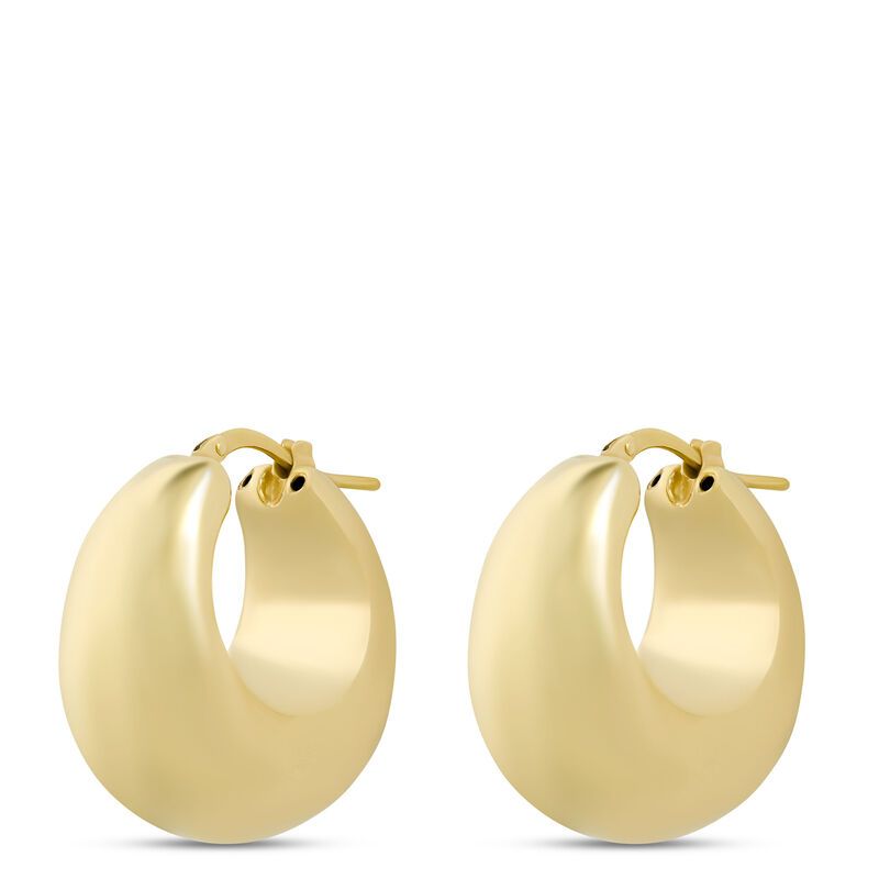 Hoop Earrings in 14K Yellow Gold