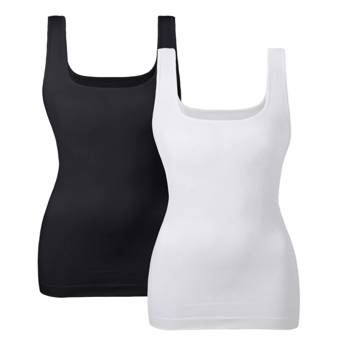 2-Pack Tummy Control Shapewear Tank Tops