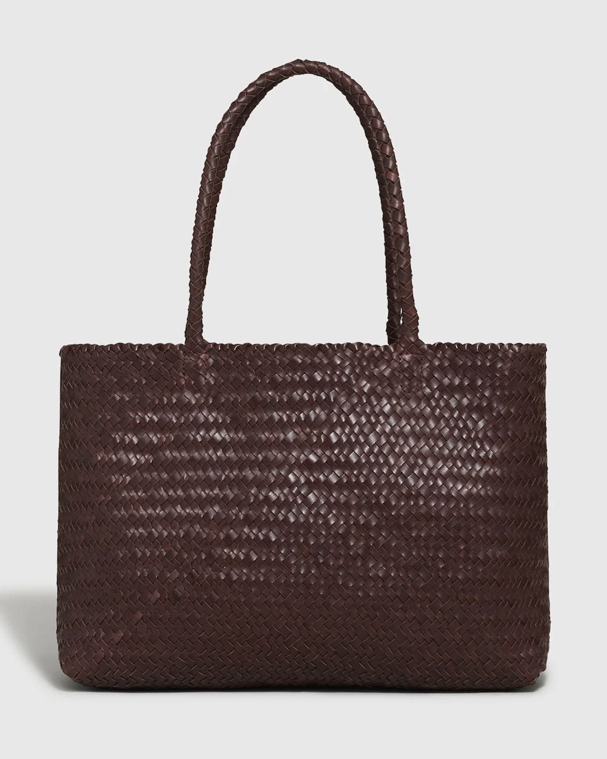 Handwoven Leather Tote