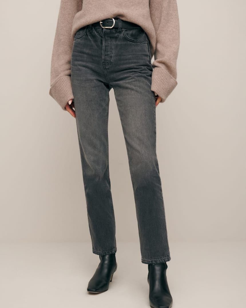 Cynthia High-Rise Straight Jeans