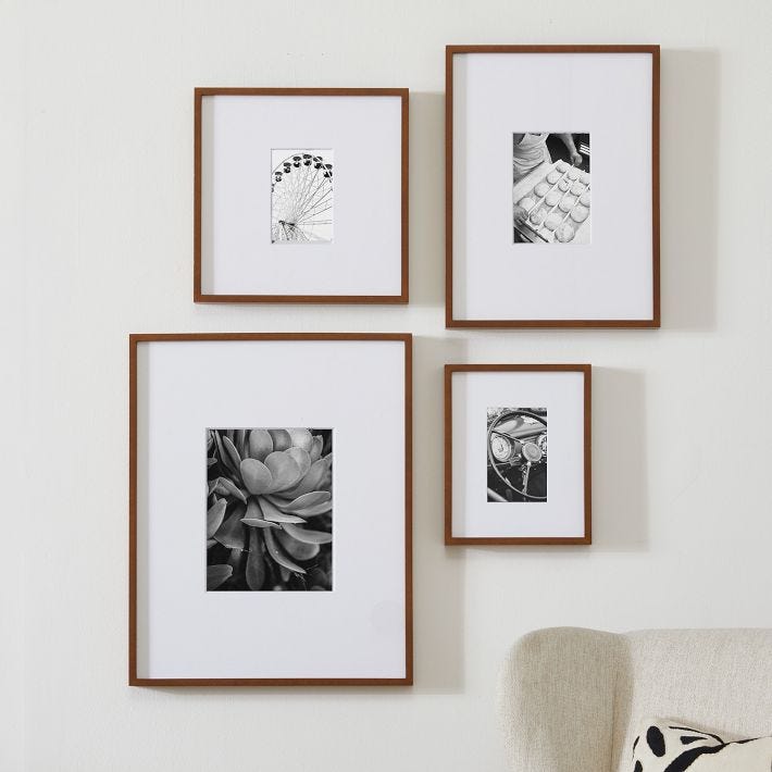 Multi-Mat Wood Gallery Frames