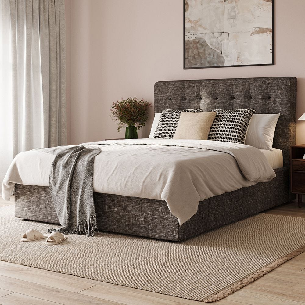 Sven Briar Gray Queen Storage Bed