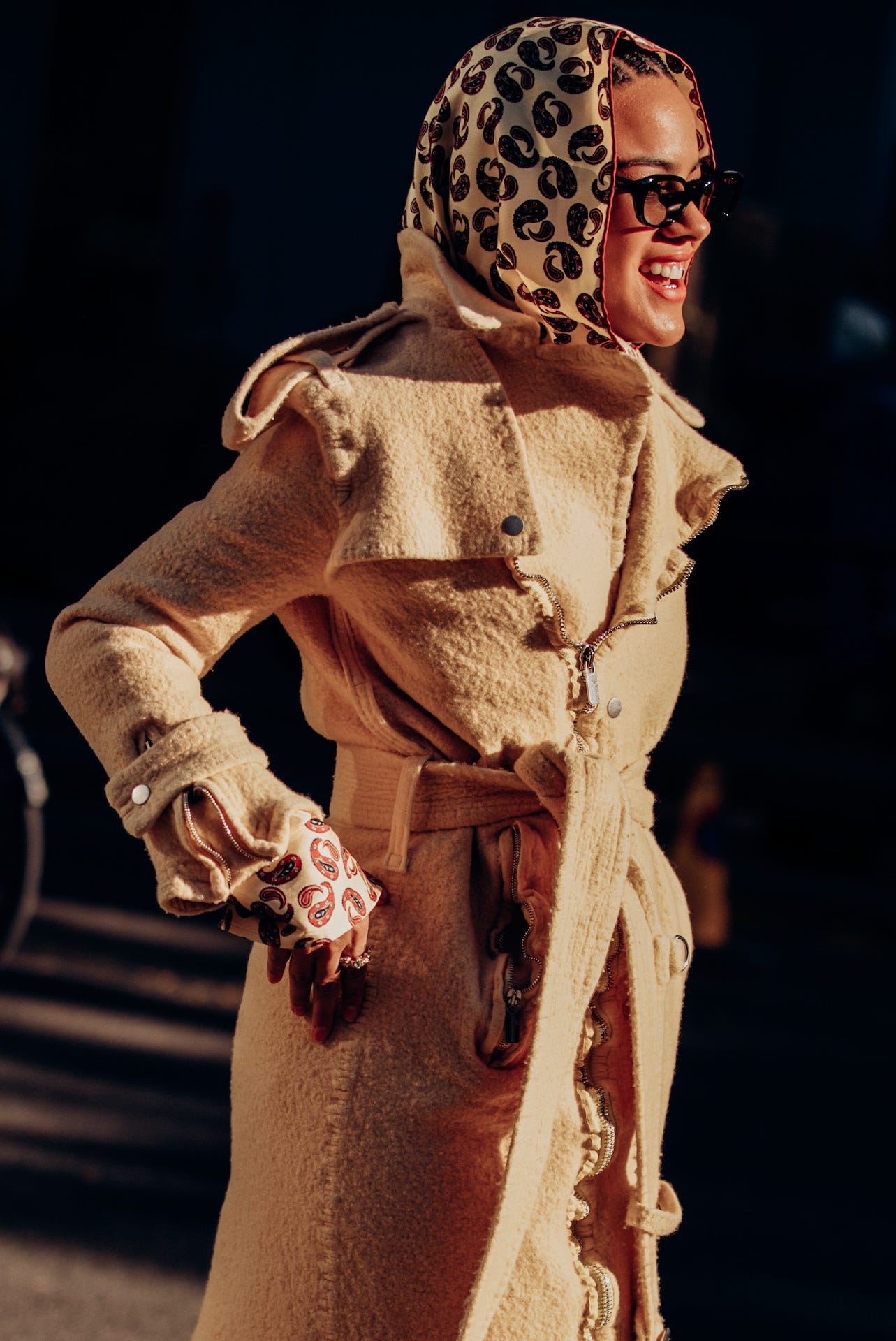 street style as part of london ready to wear fashion week on september 16, 2024 in london, england photo by jonathan daniel prycewwd via getty images