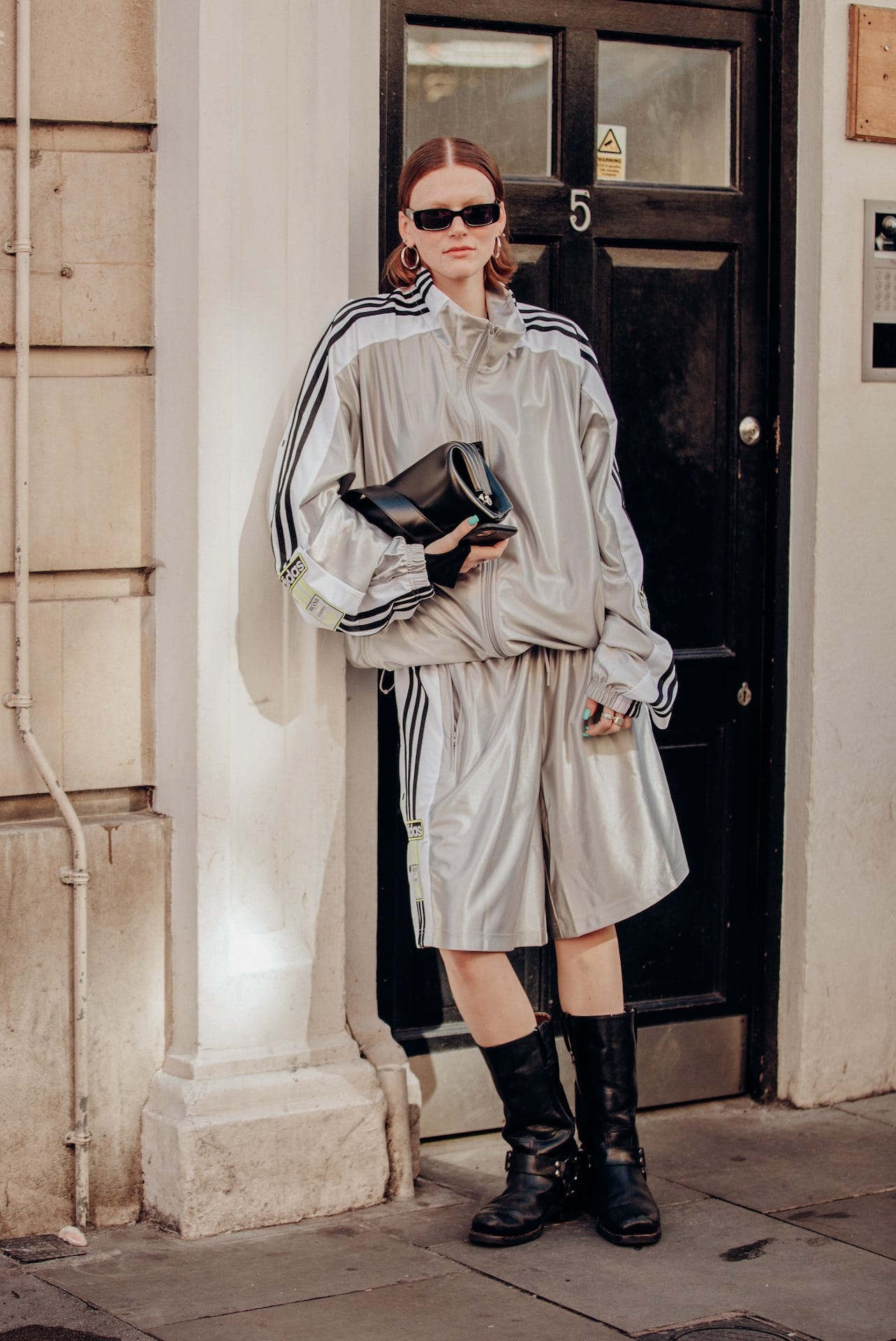 street style as part of london ready to wear fashion week on september 14, 2024 in london, england photo by jonathan daniel prycewwd via getty images