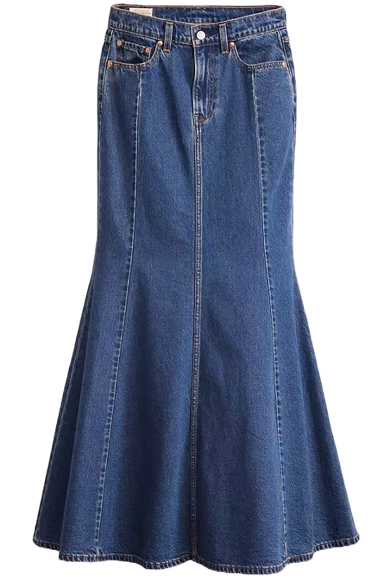 Mermaid Denim Skirt