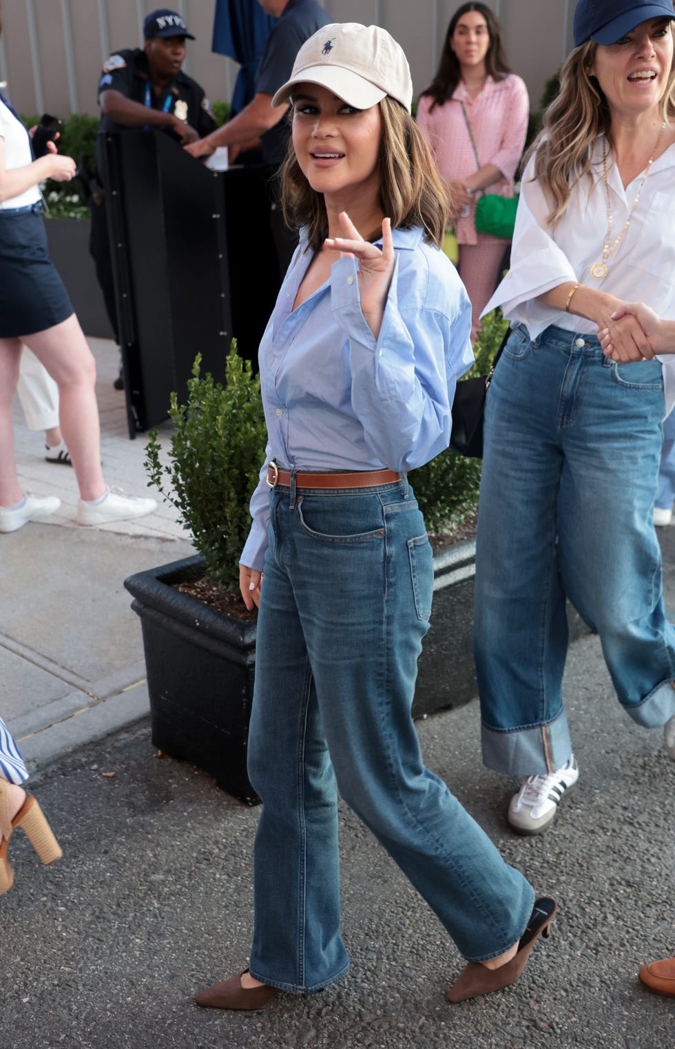 new york, new york september 5 maren morris attends day eleven of the 2024 us open tennis championships at the usta billie jean king tennis center on september 5, 2024 in flushing meadows, queens, new york city photo by jean catuffegc images