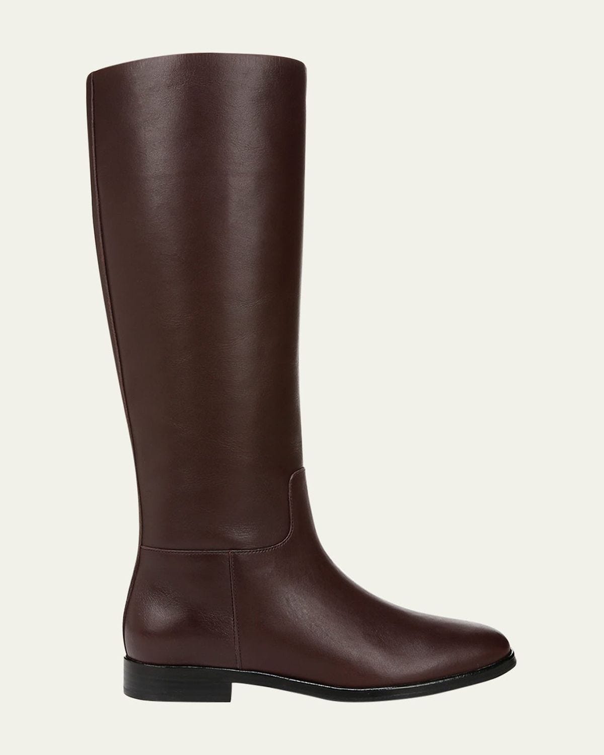 Knee-High Calf Leather Boots