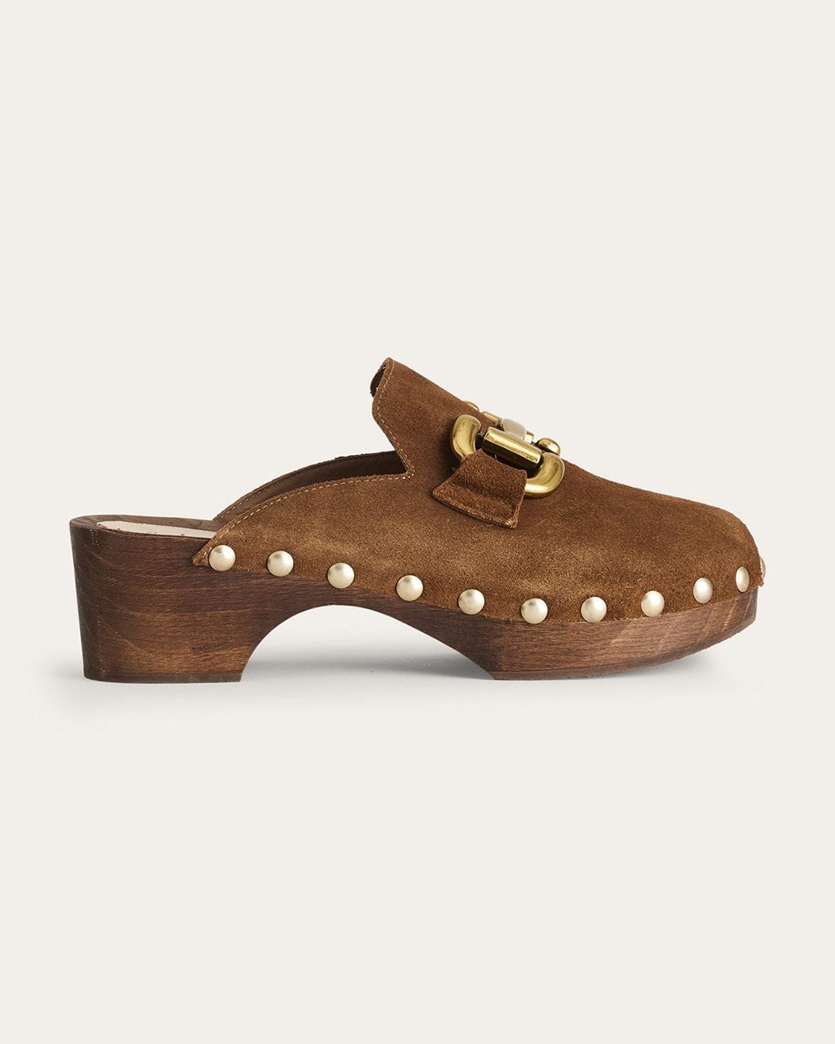 Iris Snaffle Heeled Clogs