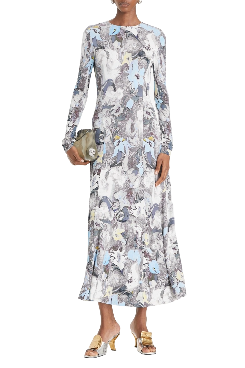 Printed Viscose Jersey Dress