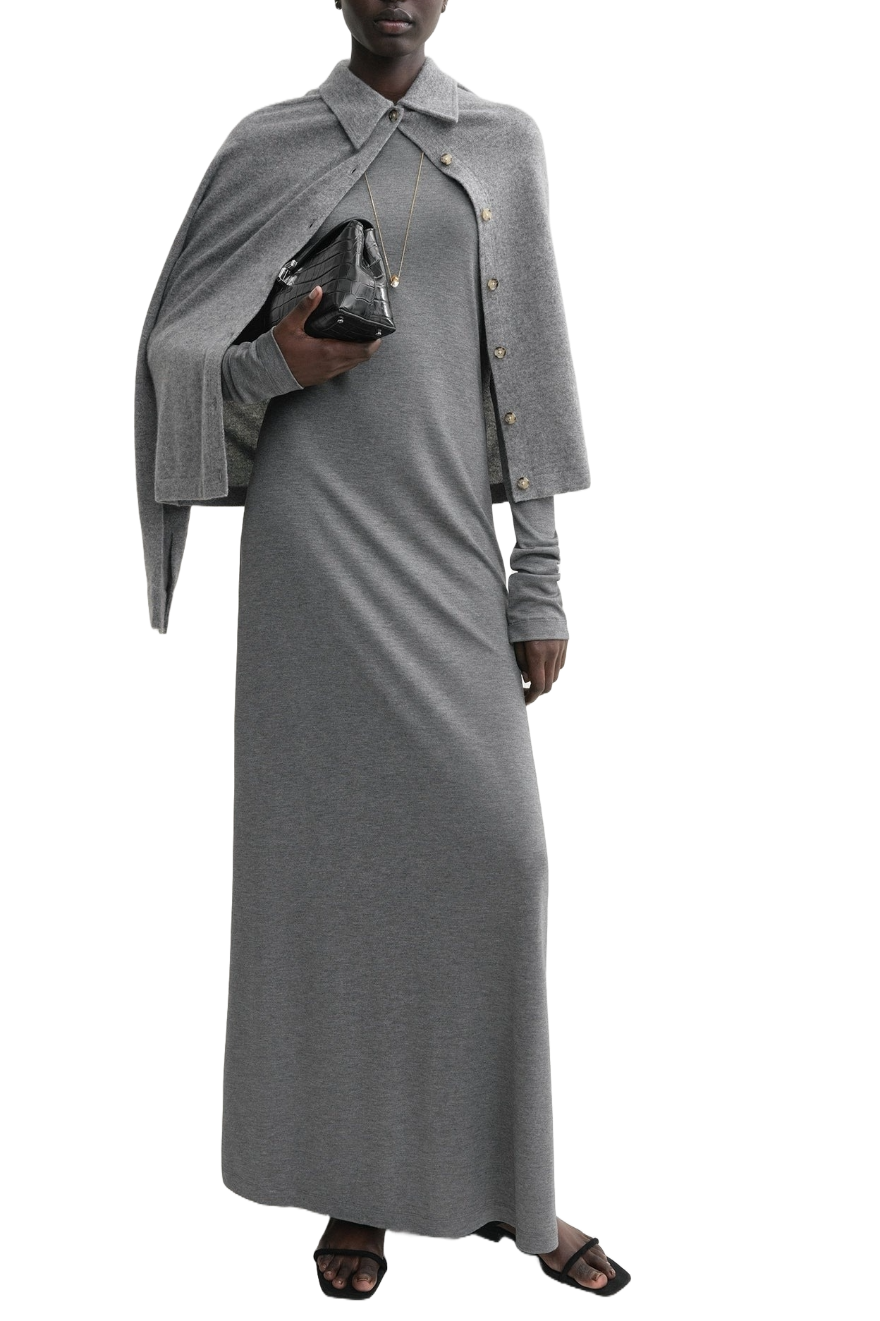 Long-Sleeve Jersey Dress