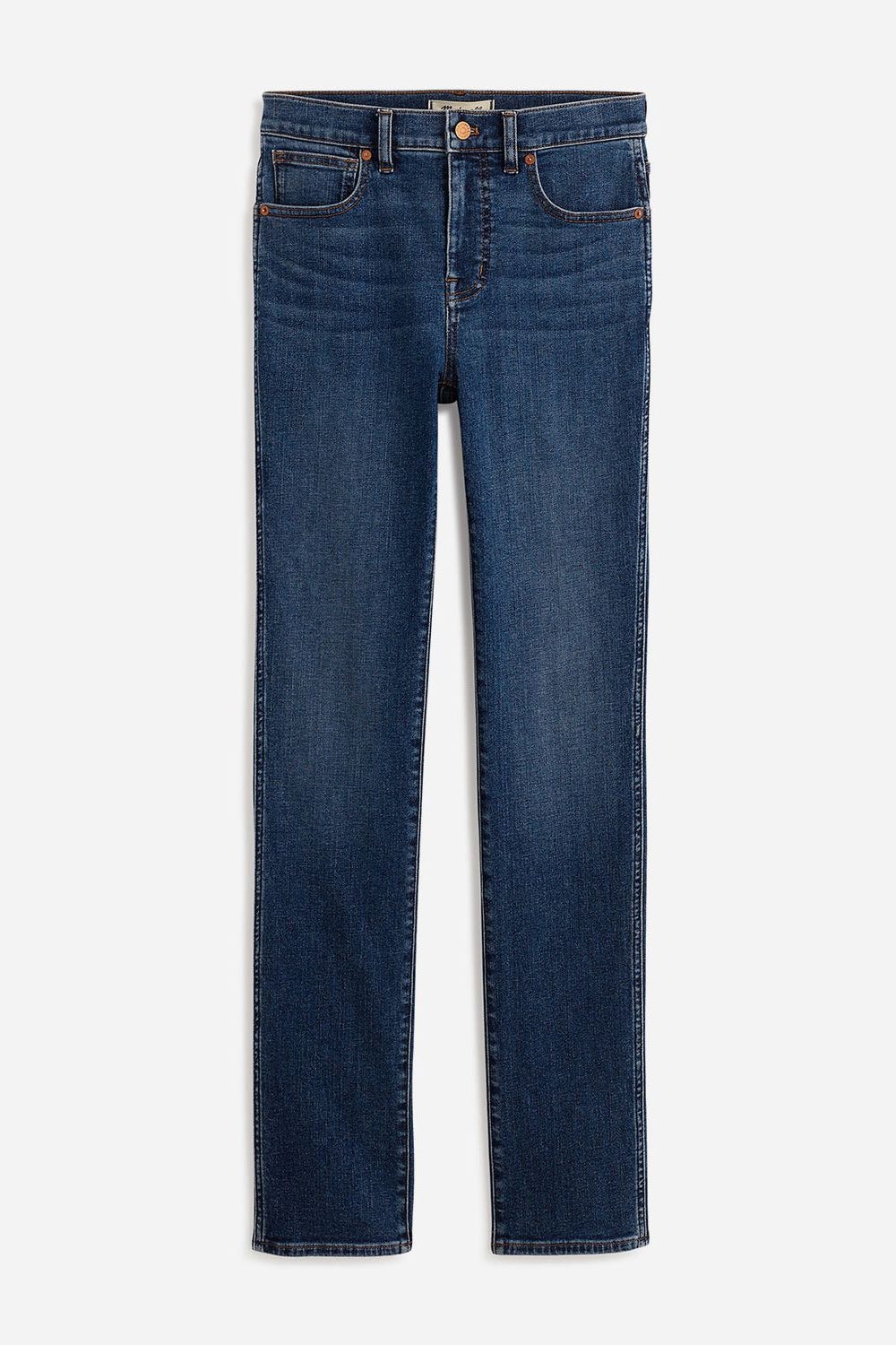 Mid Rise Stovepipe Jeans