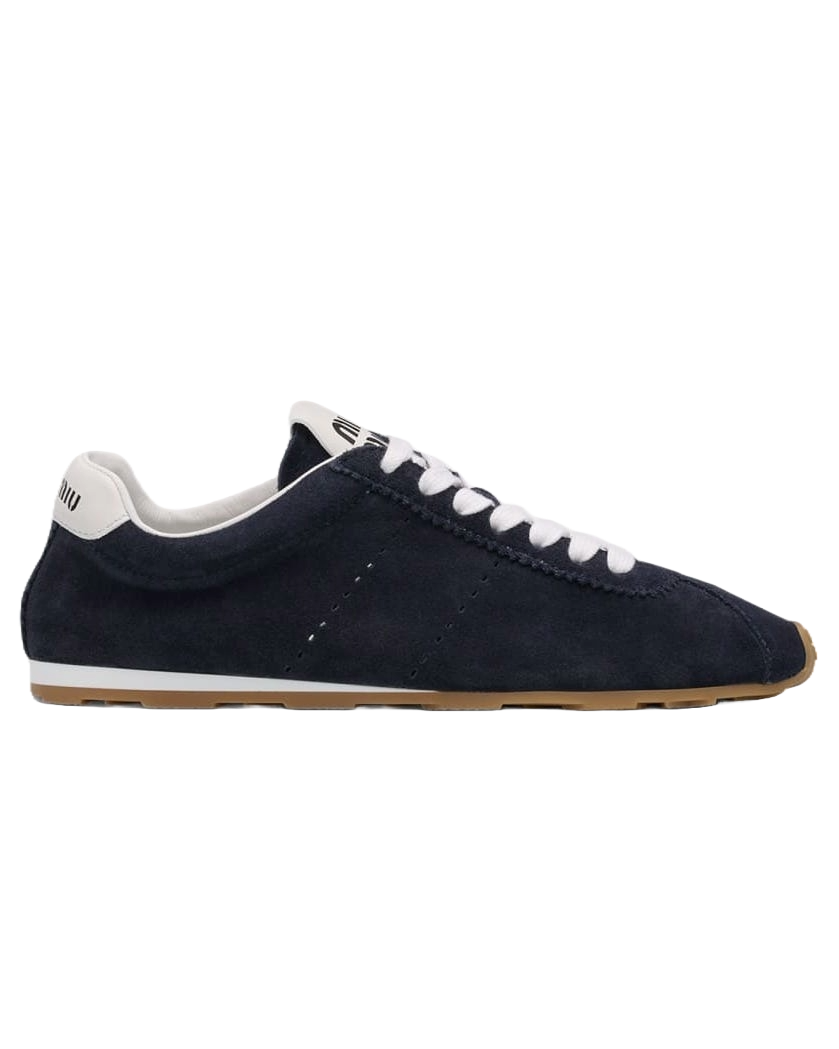 Suede Bicolor Retro Trainer Sneakers