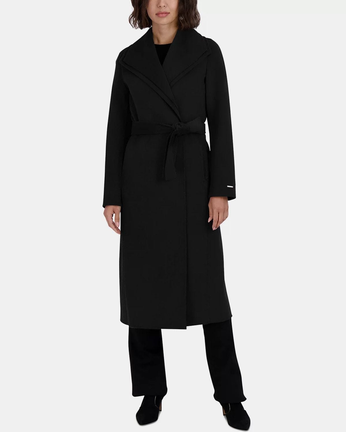 Wool Blend Double Face Winter Trench Coat