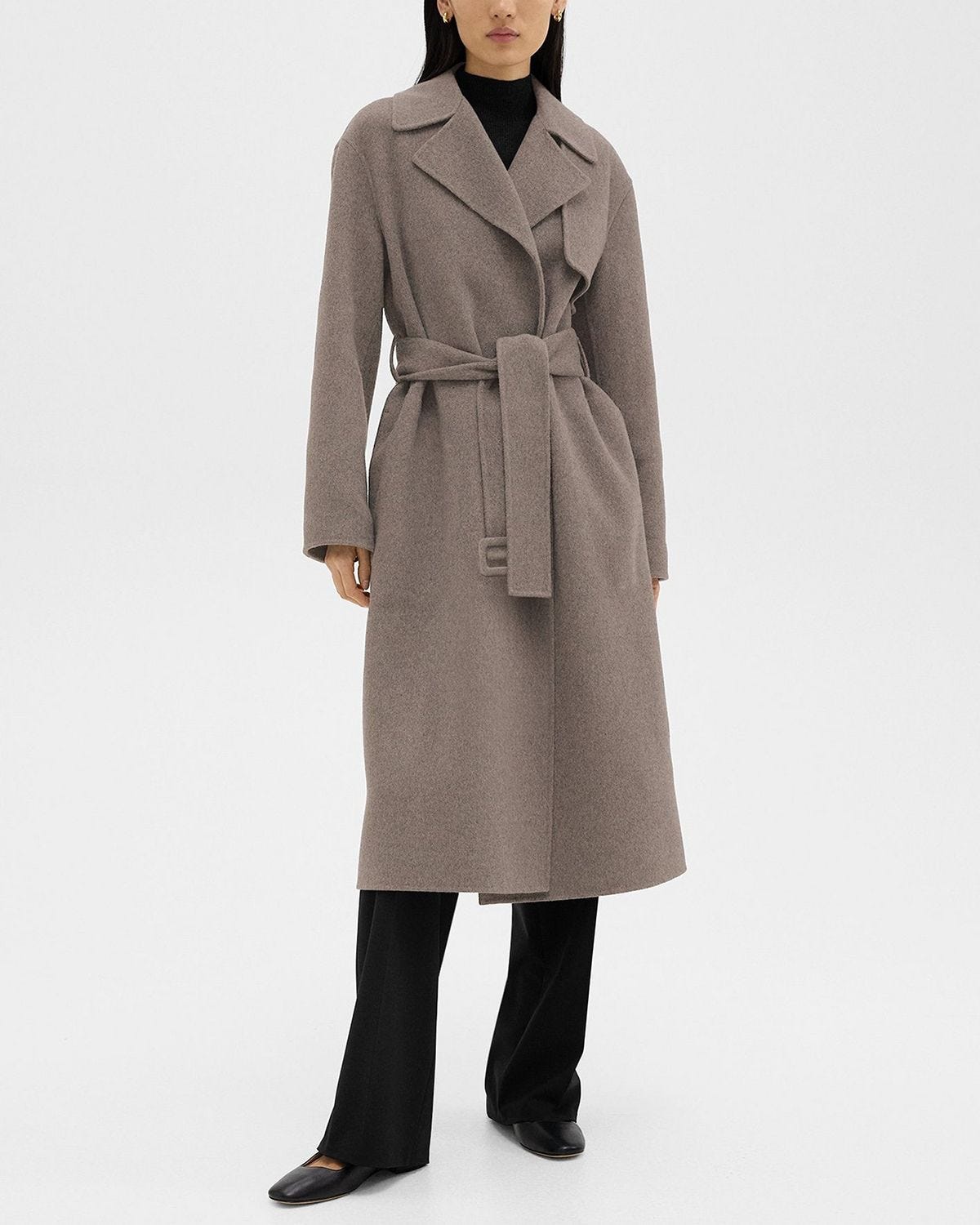 Long Wrap Trench