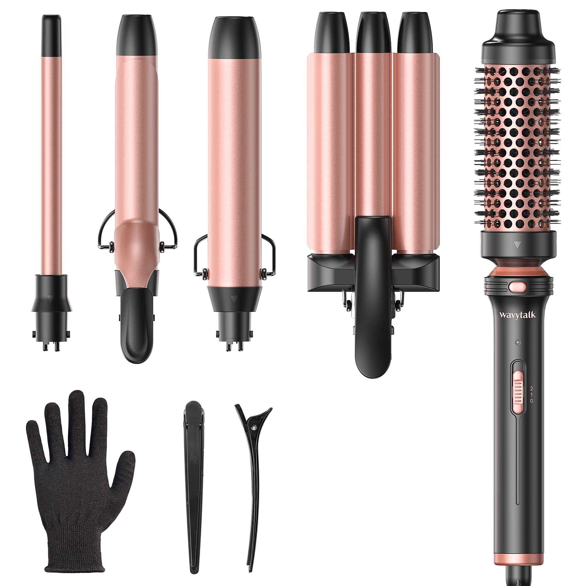 5-in-1 Curling Wand Set