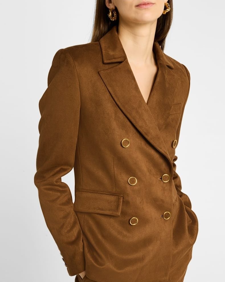 Arielle Vegan Suede Blazer