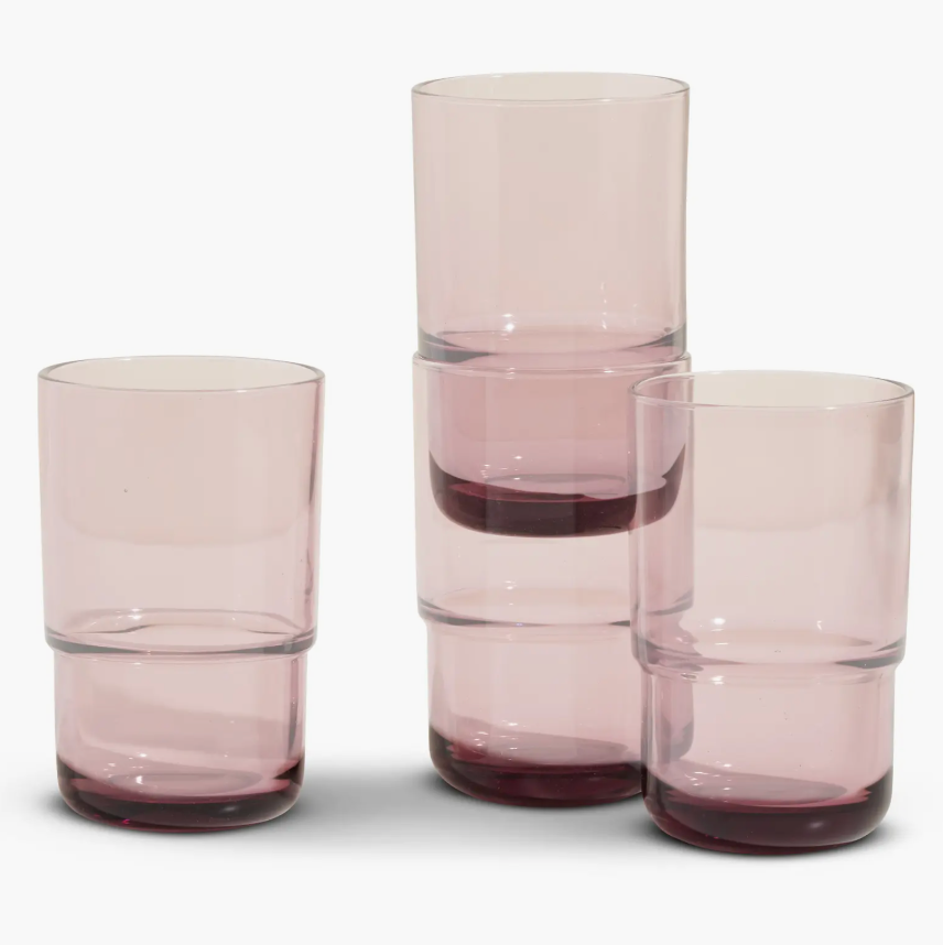 Night & Day Tall Glasses (Set of 4)