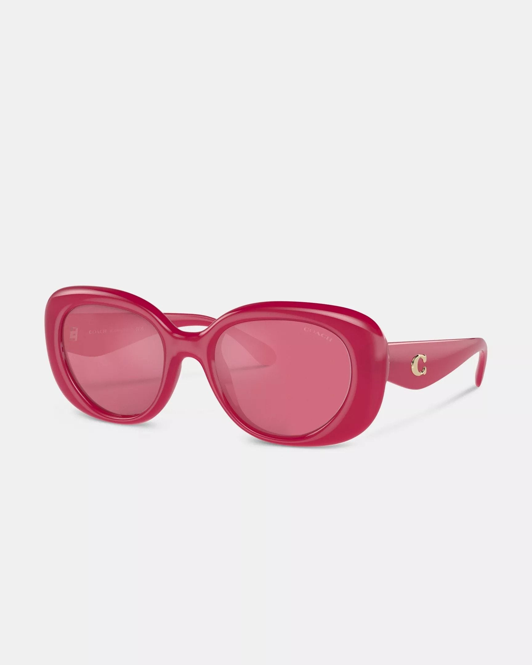 C Hardware Round Sunglasses