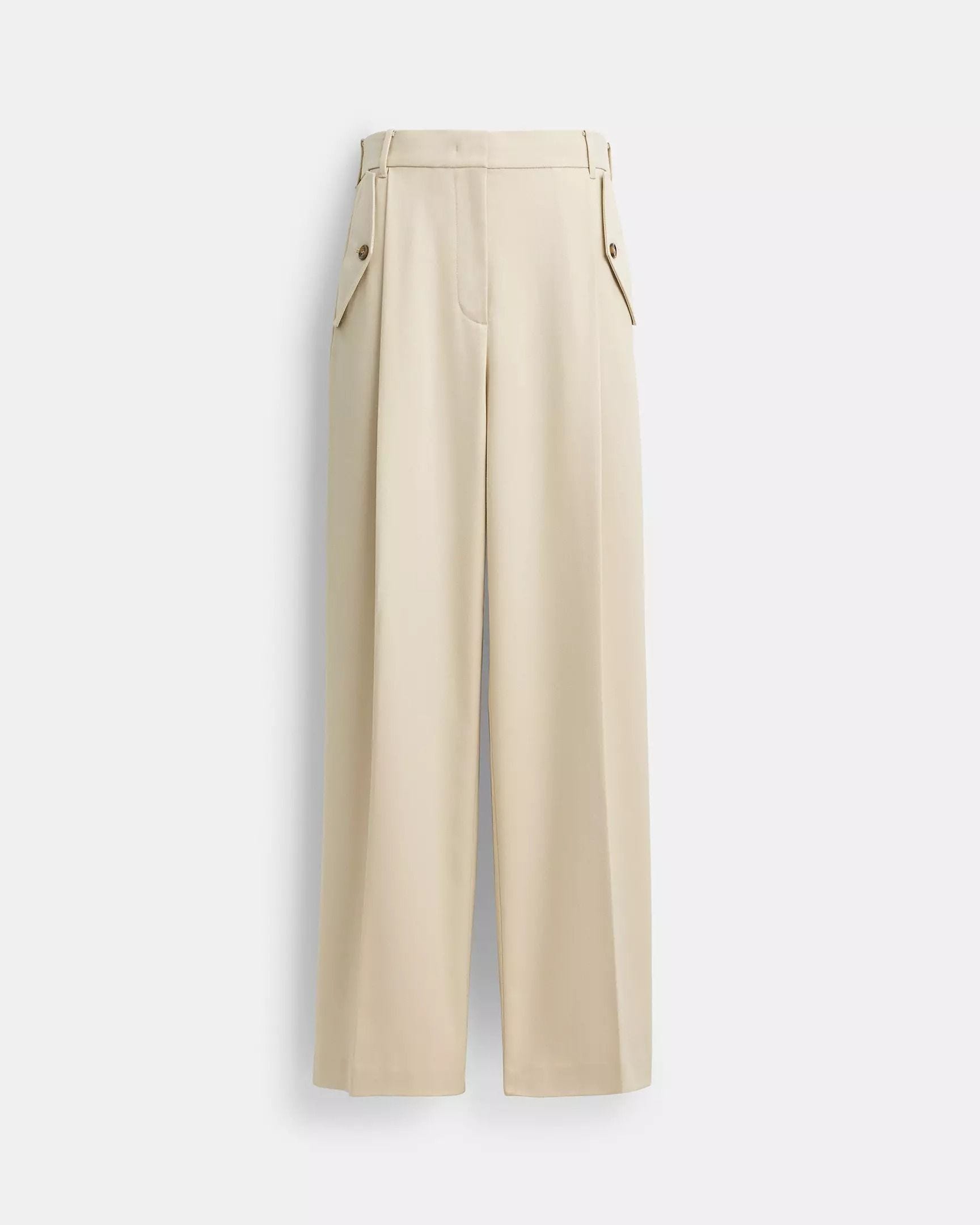 Tailored Pants In Khaki