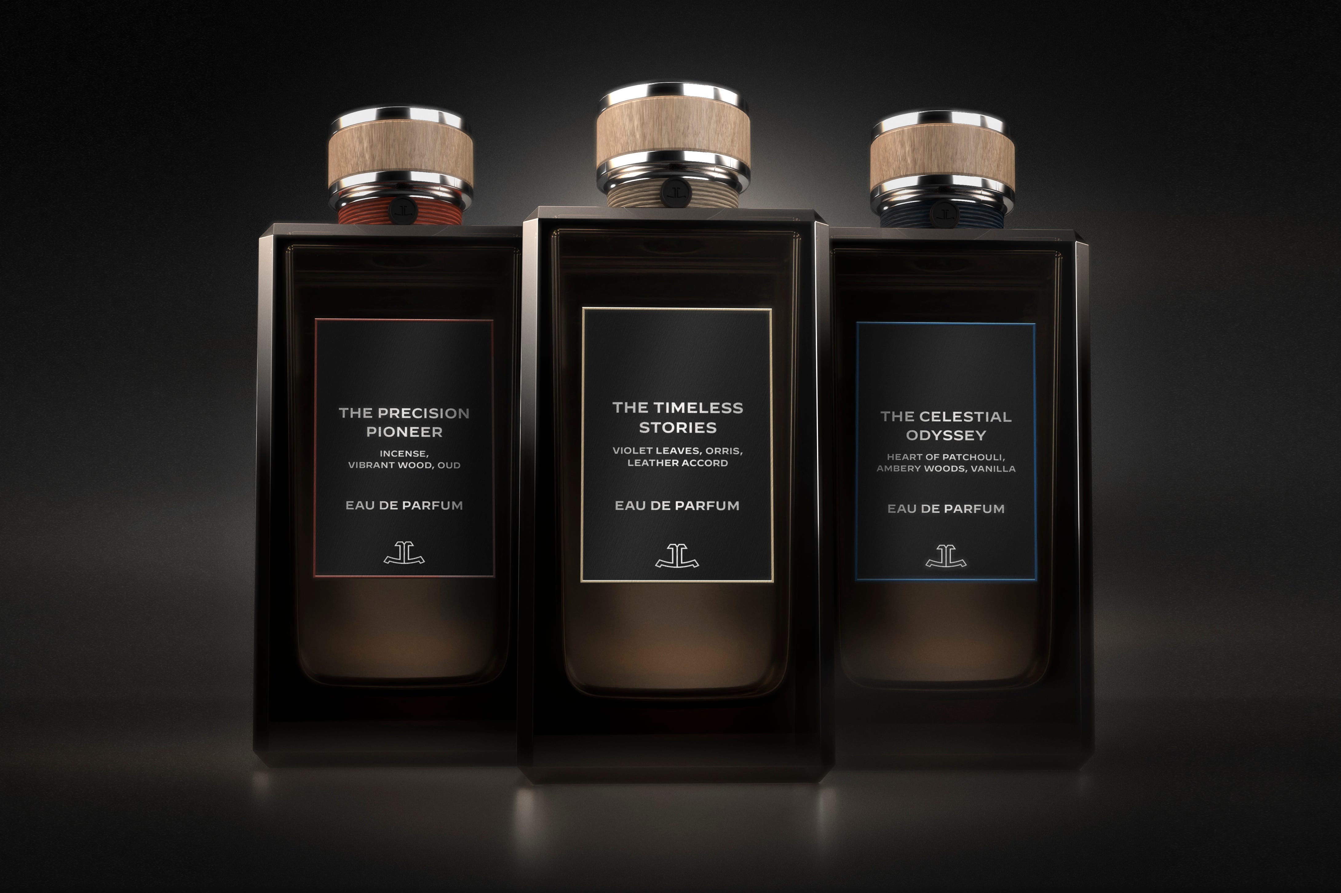 trio of fragrances by jaeger lecoultre and nicholas bonneville