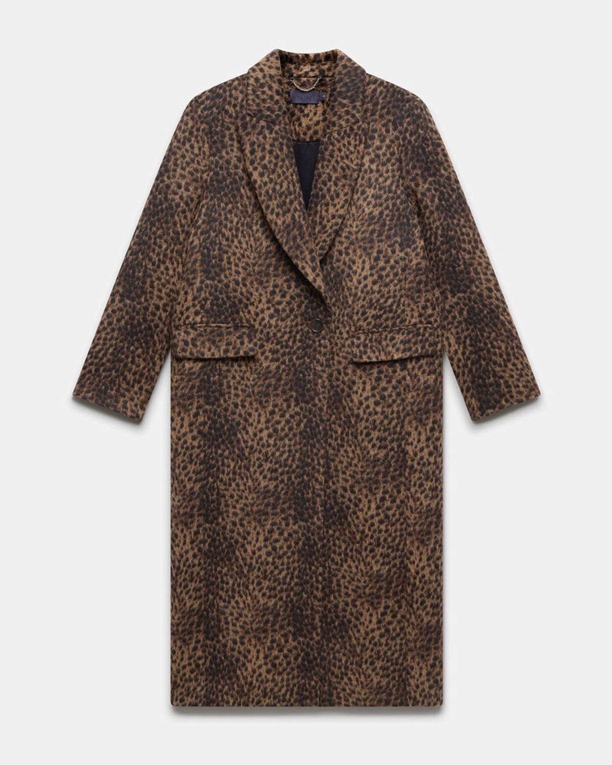 Leopard Print Long Coat