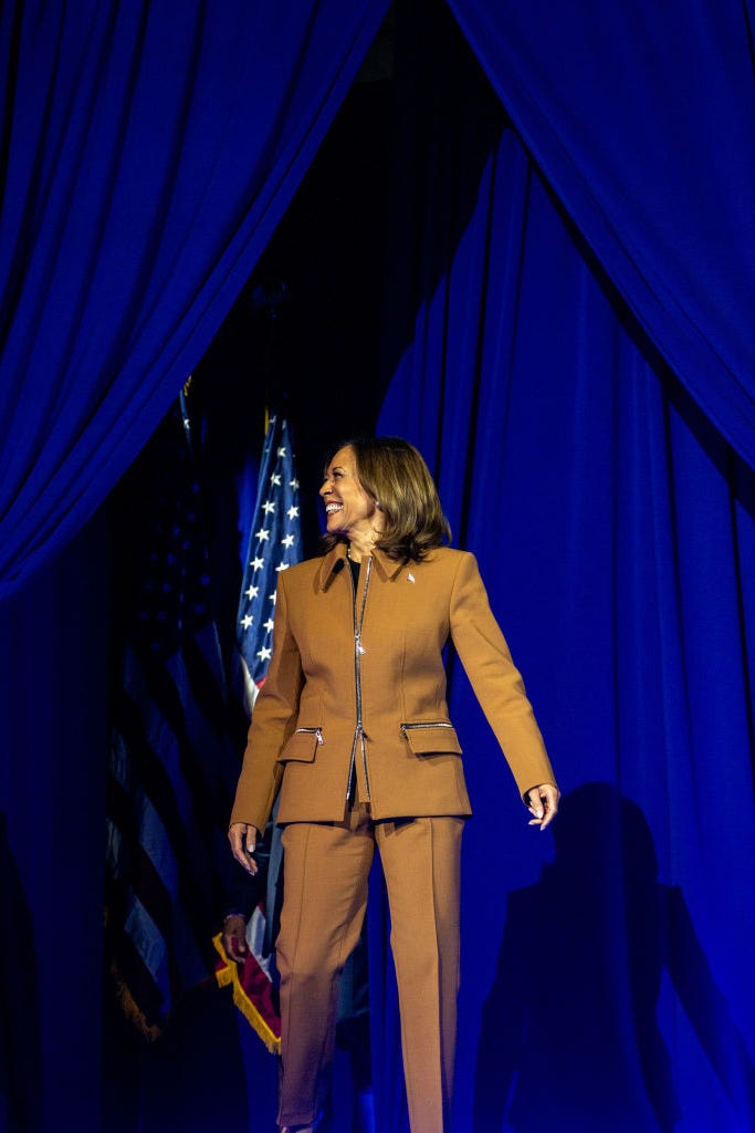 kamala harris campaigns with former first lady michelle obama in kalamazoo, mi