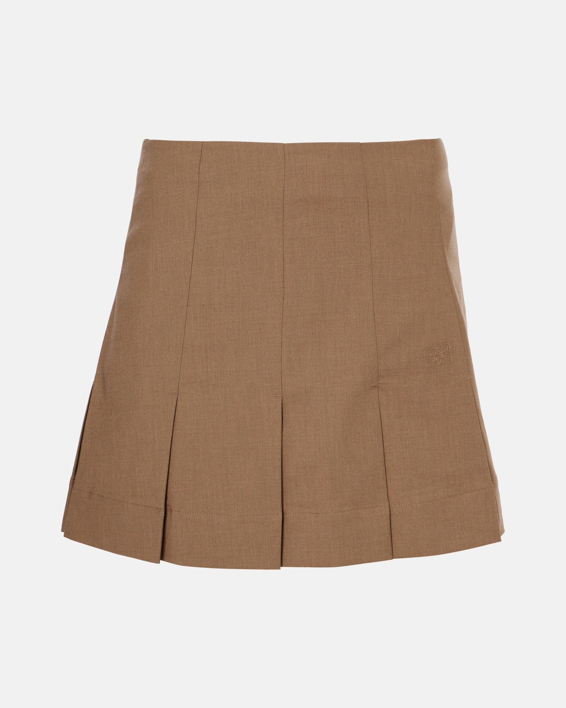 Pleated Miniskirt