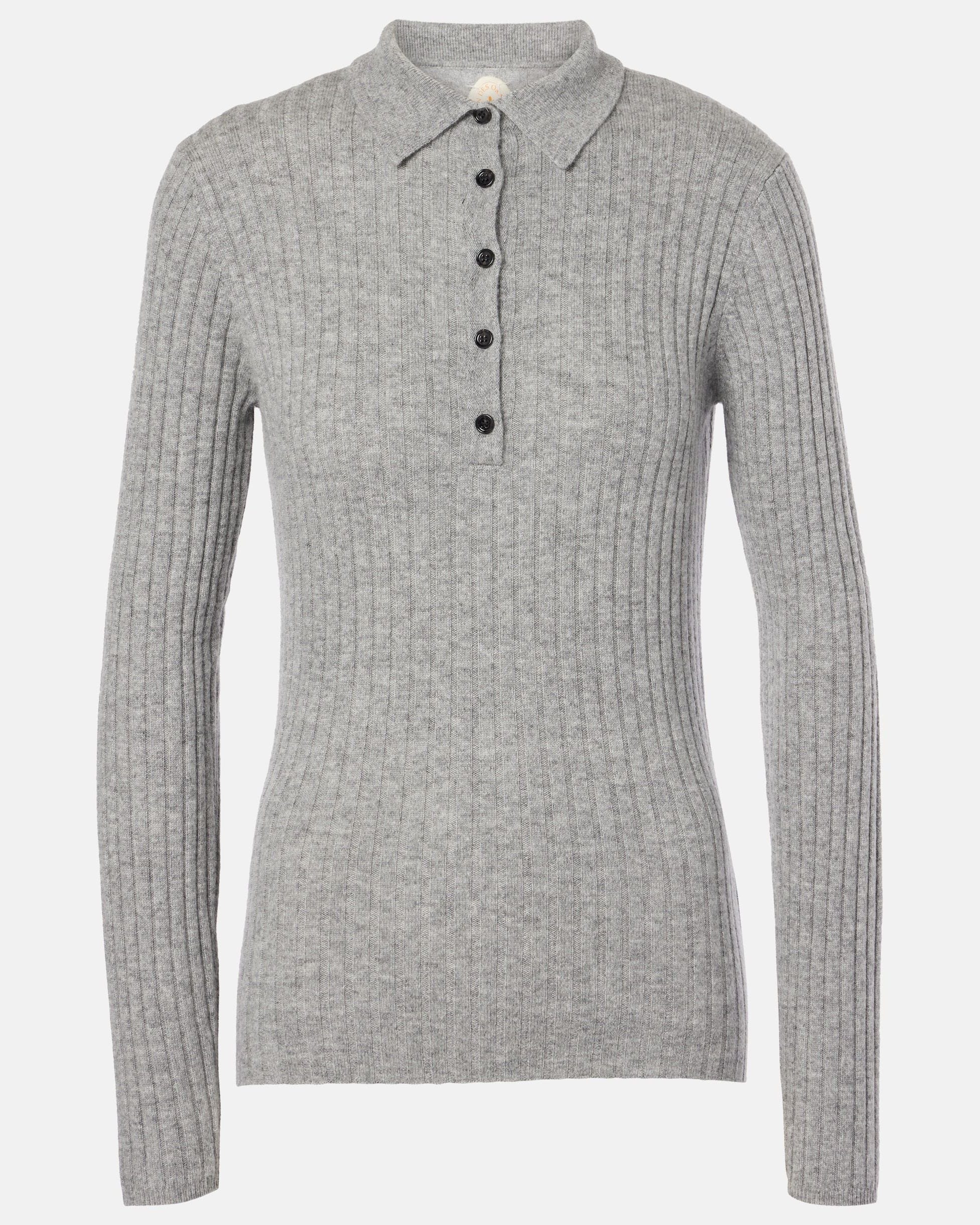 Cashmere Polo Sweater